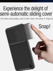NILLKIN For Samsung Galaxy S23 Hard PC Soft TPU Phone Case Sliding Lens Protection Shockproof Cover by The Case Factory