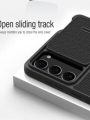 NILLKIN For Samsung Galaxy S23 Hard PC Soft TPU Phone Case Sliding Lens Protection Shockproof Cover by The Case Factory