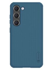 NILLKIN Super Frosted Shield Pro for Samsung Galaxy S23+ Anti-Slip Matte Phone Case Soft TPU-PC Drop Protection Cover Blue Samsung Galaxy S23+ by The Case Factory