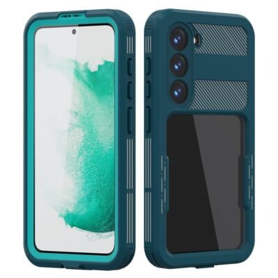 REDPEPPER DOT For Samsung Galaxy S23 IP68 Waterproof Case Transparent Phone Cover Green Samsung Galaxy S23 by The Case Factory