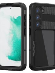REDPEPPER DOT For Samsung Galaxy S23 IP68 Waterproof Case Transparent Phone Cover Black Samsung Galaxy S23 by The Case Factory