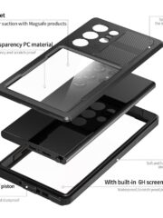 REDPEPPER DOT For Samsung Galaxy S23 Ultra IP68 Waterproof Case Anti-scratch Transparent Phone Cover by The Case Factory