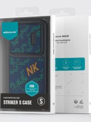 NILLKIN For Samsung Galaxy S23+ Honeycomb Texture PC-TPU Phone Case Sliding Camera Protection Anti-drop Cover by The Case Factory