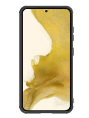 NILLKIN For Samsung Galaxy S23+ Carbon Fiber Anti-drop Phone Cover PC-TPU Case with Slide Camera Protection by The Case Factory