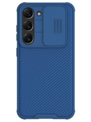 NILLKIN CamShield Pro Series for Samsung Galaxy S23+ Protective Phone Case with Slide Camera Cover Anti-scratch Phone Shell Blue Samsung Galaxy S23+ by The Case Factory
