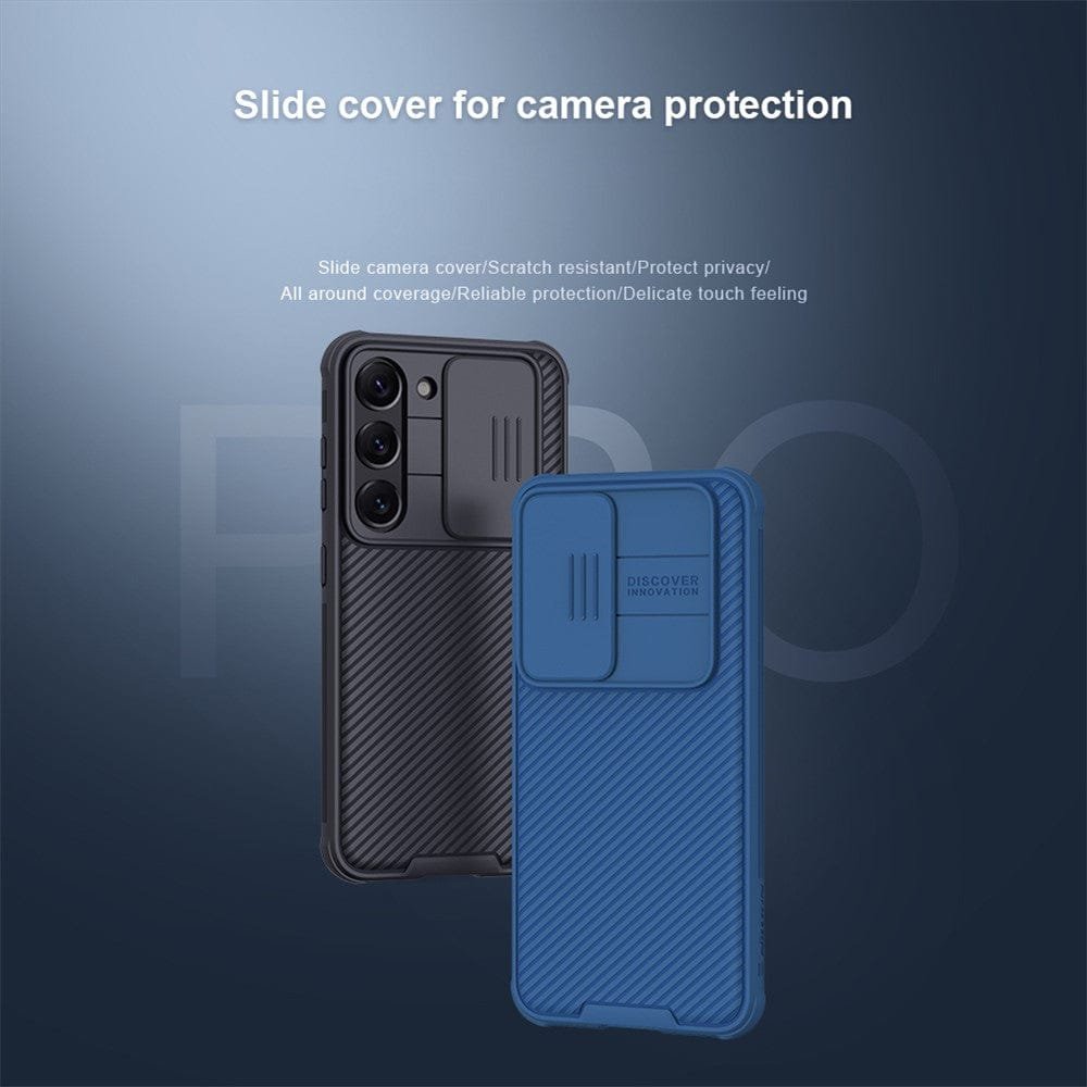 NILLKIN CamShield Pro Series for Samsung Galaxy S23+ Protective Phone Case with Slide Camera Cover Anti-scratch Phone Shell by The Case Factory