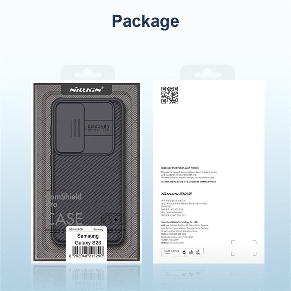 NILLKIN CamShield Pro Series for Samsung Galaxy S23+ Protective Phone Case with Slide Camera Cover Anti-scratch Phone Shell by The Case Factory
