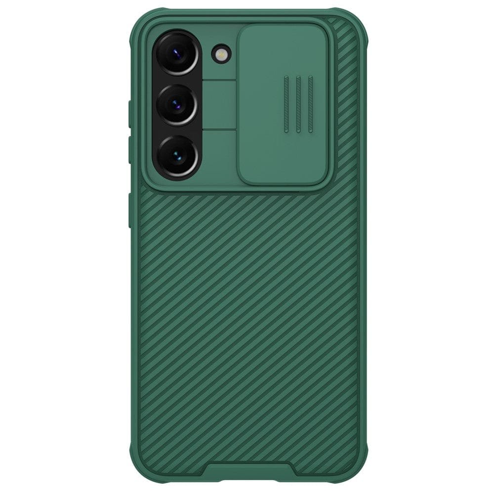 NILLKIN CamShield Pro Series for Samsung Galaxy S23+ Protective Phone Case with Slide Camera Cover Anti-scratch Phone Shell Green Samsung Galaxy S23+ by The Case Factory