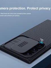 NILLKIN CamShield Pro Series for Samsung Galaxy S23 Ultra Anti-drop PC-TPU Cover Phone Case with Slide Camera Protector by The Case Factory