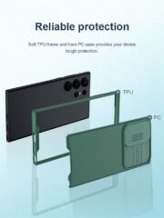 NILLKIN CamShield Pro Series for Samsung Galaxy S23 Ultra Anti-drop PC-TPU Cover Phone Case with Slide Camera Protector by The Case Factory