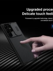 NILLKIN CamShield Pro Series for Samsung Galaxy S23 Ultra Anti-drop PC-TPU Cover Phone Case with Slide Camera Protector by The Case Factory