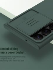 NILLKIN For Samsung Galaxy S23 Ultra Hard PC Soft Silicone Case Anti-scratch Phone Cover with Slide Camera Protector by The Case Factory