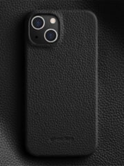 MELKCO For iPhone 14 Case Genuine Cow Leather Phone Cover by The Case Factory