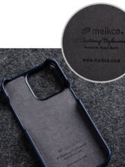 MELKCO For iPhone 14 Pro Case Genuine Cow Leather Phone Cover by The Case Factory