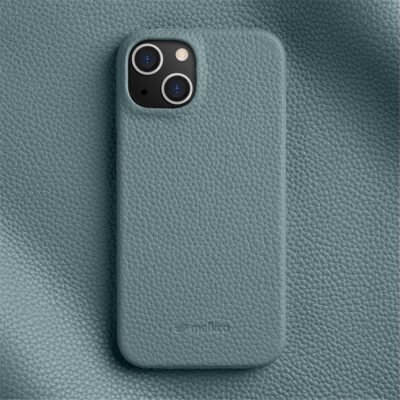 MELKCO For iPhone 14 Plus Case Genuine Cow Leather Phone Cover by The Case Factory