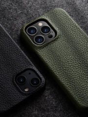 MELKCO For iPhone 13 Pro Case Genuine Cow Leather Phone Cover by The Case Factory