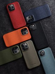 MELKCO For iPhone 13 Pro Case Genuine Cow Leather Phone Cover by The Case Factory