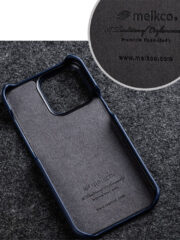 MELKCO For iPhone 13 Pro Max Case Genuine Cow Leather Phone Cover by The Case Factory