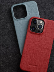 MELKCO For iPhone 13 Pro Max Case Genuine Cow Leather Phone Cover by The Case Factory