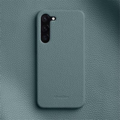MELKCO For Samsung Galaxy S23+ Case Premium Genuine Leather Open Edge Phone Cover by The Case Factory