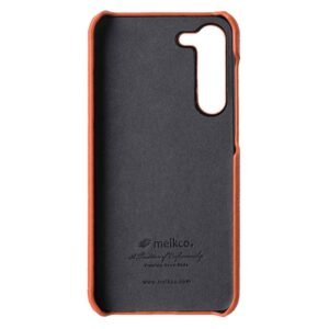 MELKCO For Samsung Galaxy S22 Case Premium Genuine Leather Open Edge Phone Cover by The Case Factory