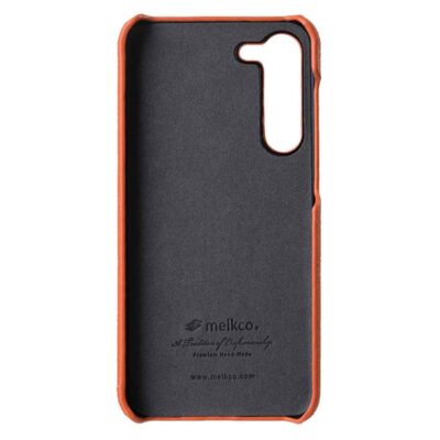 MELKCO For Samsung Galaxy S22+ Case Premium Genuine Leather Open Edge Phone Cover by The Case Factory