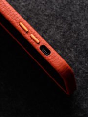 MELKCO For iPhone 13 Pro Case Premium Genuine Cow Leather Phone Cover by The Case Factory