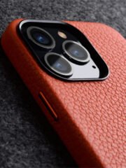 MELKCO For iPhone 13 Pro Case Premium Genuine Cow Leather Phone Cover by The Case Factory