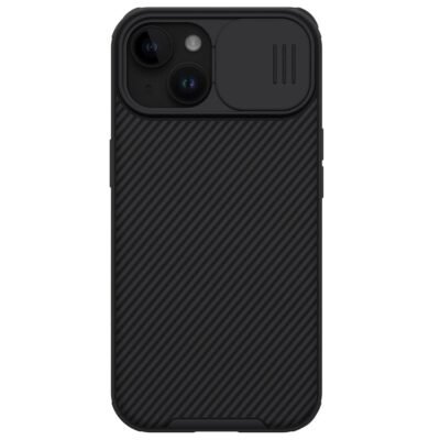 NILLKIN CamShield Pro Series for iPhone 15 Slide Camera Lid Phone Case Anti-drop Cover Black iPhone 15 by The Case Factory
