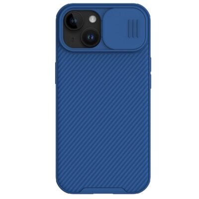 NILLKIN CamShield Pro Series for iPhone 15 Plus Anti-scratch Phone Case Slide Camera Shield Cover Blue iPhone 15 Plus by The Case Factory