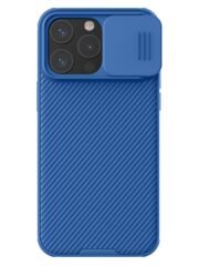 NILLKIN CamShield Pro Case for iPhone 15 Pro Phone Case Camera Lens Protection Magnetic Cover Blue iPhone 15 Pro by The Case Factory