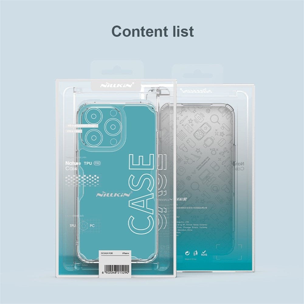 NILLKIN Nature Pro Series for iPhone 15 Pro Max Case Drop-proof Phone Cover by The Case Factory