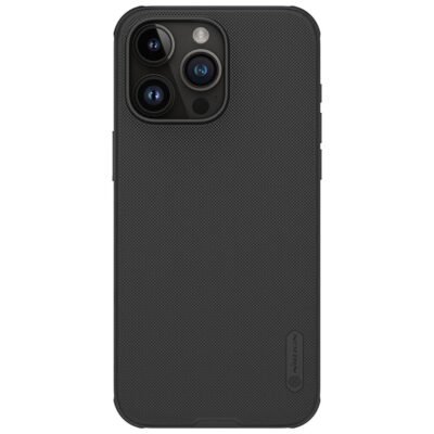 NILLKIN Super Frosted Shield Pro for iPhone 15 Pro Max Anti-Fingerprint Back Case Matte Cover Black iPhone 15 Pro Max by The Case Factory