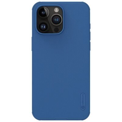 NILLKIN Super Frosted Shield Pro for iPhone 15 Pro Anti-scratch Phone Case Matte Back Cover Blue iPhone 15 Pro by The Case Factory