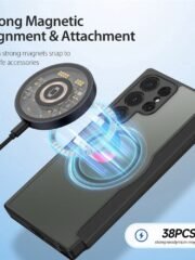 DUX DUCIS Skin X Pro Series For Samsung Galaxy S23 Ultra Leather Case Flip Cover | Compatible with MagSafe by The Case Factory