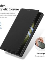 DUX DUCIS Skin X Pro Series For Samsung Galaxy S23 Ultra Leather Case Flip Cover | Compatible with MagSafe by The Case Factory