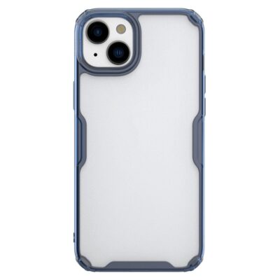 NILLKIN Nature Pro Series for iPhone 15 Plus Protective Phone Case PC Back TPU Frame Phone Cover Blue iPhone 15 Plus by The Case Factory