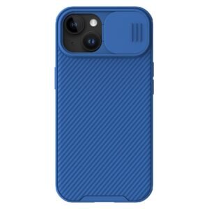 NILLKIN CamShield Pro Case for iPhone 15 Magnetic Phone Case with Camera Lens Protection Blue iPhone 15 by The Case Factory