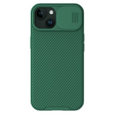 NILLKIN CamShield Pro Case for iPhone 15 Plus Magnetic Phone Cover Camera Lens Protection Case Green iPhone 15 Plus by The Case Factory