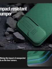 NILLKIN CamShield Pro Case for iPhone 15 Plus Magnetic Phone Cover Camera Lens Protection Case by The Case Factory