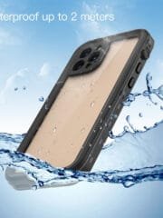 REDPEPPER Dot+ Series For iPhone 12 Pro Max Case IP68 Waterproof Clear Phone Cover by The Case Factory