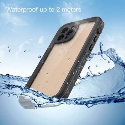 REDPEPPER Dot+ Series For iPhone 12 Pro Max Case IP68 Waterproof Clear Phone Cover by The Case Factory