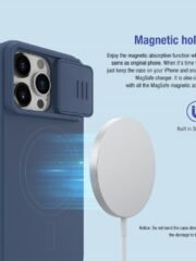 NILLKIN For iPhone 15 Pro Silicone Phone Case Slide Camera Lid Anti-Drop Cover | Compatible with MagSafe by The Case Factory