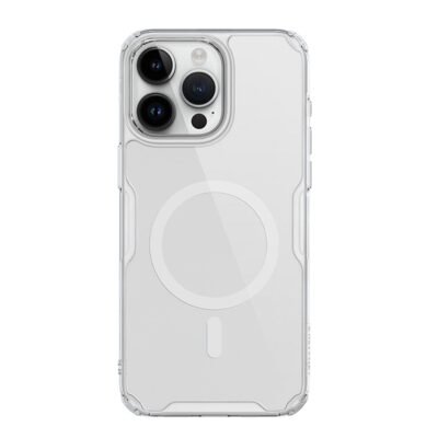 NILLKIN Nature Pro Series for iPhone 15 Pro Max Phone Case Back Cover | Compatible with MagSafe Transparent iPhone 15 Pro Max by The Case Factory