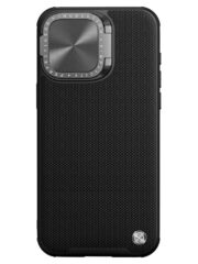 NILLKIN For iPhone 15 Pro Case Textured Prop Cover with Lens Cover Kickstand Phone Cover by The Case Factory