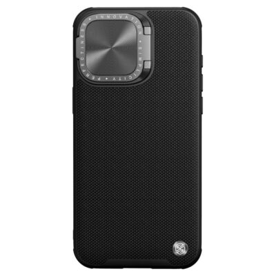 NILLKIN For iPhone 15 Pro Case Textured Prop Cover with Lens Cover Kickstand Phone Cover by The Case Factory
