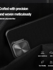 NILLKIN For iPhone 15 Pro Textured Prop Phone Case Cover with Lens Kickstand | Compatible with MagSafe by The Case Factory