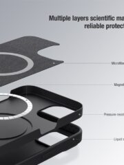 NILLKIN For iPhone 15 Liquid Silicone Cover Slide Camera Lid Phone Case | Compatible with MagSafe by The Case Factory