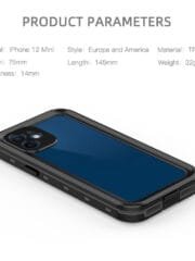 REDPEPPER Dot+ Series For iPhone 12 Mini Case IP68 Waterproof Clear Phone Cover by The Case Factory