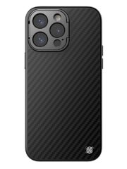 NILLKIN Carboprof Aramid Fiber Case for iPhone 15 Pro Max Kickstand Phone Cover | Compatible with MagSafe As Shown iPhone 15 Pro Max by The Case Factory